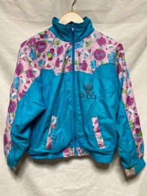 GUCCI Ladies Nylon Jacket Old F/S Vintage from Used Rare Japan - Imagem 1 de 4