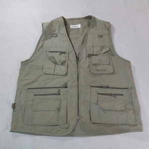 Vintage Olympina Fishing Vest Mens 4XL XXXXL Beige Pockets Shooting Hunting Hike - Picture 1 of 18