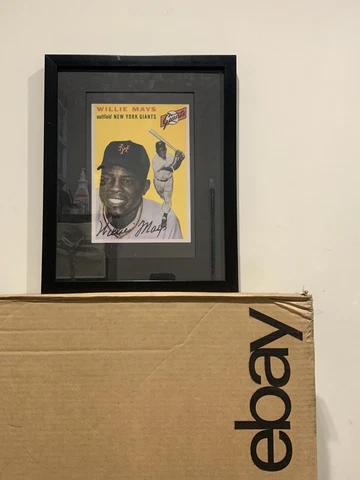 1954 Topps STYLE WILLIE MAYS (custom Mini Poster) Frame Not Included (READ) Cover