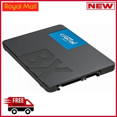 Crucial BX500 SATA SSD 240GB 480GB 1TB 2TB, 2.5" Internal SSD, Up to 540MB/s, PC - Image 1 of 4
