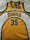 Kevin Durant Signed Seattle RC Adidas XL +2 Jersey COA Global Authentics