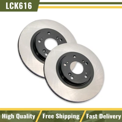 Rotores de freno delanteros centrados para Toyota Tacoma 2005 2006 2007 2008 2009 2010-2014 Foto 1 de 4