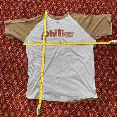 Steve Carlton Majestic очень большой XL футболка Philadelphia Phillies Cooperstown - Изображение 1 из 4