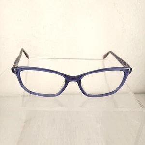 Monturas cuadradas para gafas Furla para mujer sin lentes azul claro VFU198-0U11 140 - Imagen 1 de 6