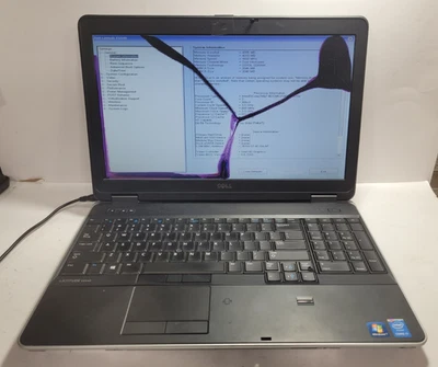 Laptop Dell Latitude E6540 con i7-4610M, 4 GB de RAM, 15,6" para reparación #0306 Foto 1 de 4