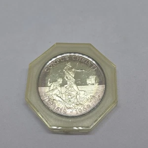 1969 Corpus Christi Texas TX 450th Anniversary .999 FS Silbermünze getönt - Bild 1 von 6