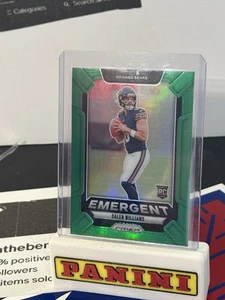 Panini Prizm 2024 - Emergente Caleb Williams #1 Green Prizm (RC) - Imagen 1 de 2