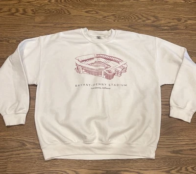 VTG University Of Alabama Crimson Tide Bryant-Denny Stadium Sweatshirt Sz XL - Image 1 of 4