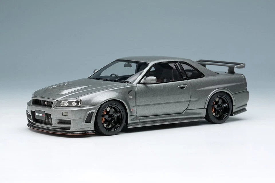 EIDOLON 1/43 Nissan Skyline GT-R (NISMO BNR34 CRS Ver.) EM422B Gray 2022
