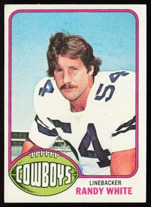 Randy White 1976 Topps #158 - Dallas Cowboys - Imagen 1 de 2