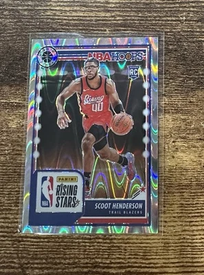 2023-24 Panini Nba Hoops - Rising Stars Scoot Henderson #280 Seismic Prizm (RC) - Image 1 of 3