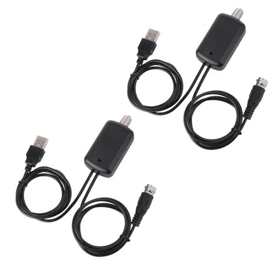 2pcs HDTV Antenna Amplifier Signal Booster High Gain 25dB for VHF/UHF Channels - Image 1 of 4