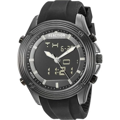 Kenneth Cole Reaction Men's Black Dial Silicone Quartz Watch RK50524001 - Image 1 of 2