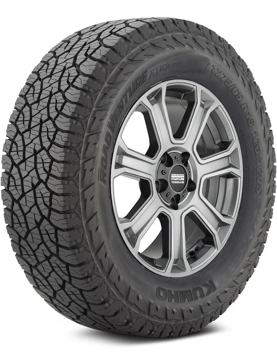 Kumho Road Venture AT52 275/55R20 113T SL BW Tire (QTY 4) 2283753 2755520 - Image 1 of 4