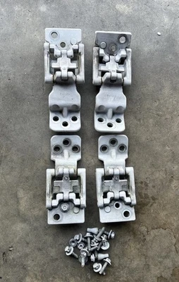 FORD TRANSIT 350 2014-2023 RH LH BISAGRAS TRASERAS PUERTA TRASERA JUEGO DE 4 Foto 1 de 4