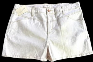 Pantalones Cortos Universal Thread De Colección Elastizados MIDI Crema Talla Grande 18W Ajustados Cadera y Pierna Nuevos con Etiquetas - Imagen 1 de 12
