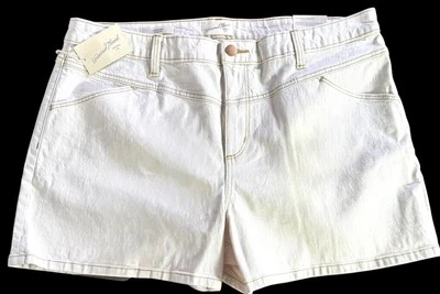 Pantalones Cortos MIDI Universal Thread De Colección Elastizados Crema Talla Grande 18W Ajustados Cadera y Pierna Nuevos con Etiquetas Foto 1 de 4