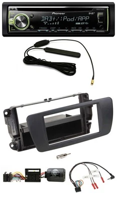 Pioneer MP3 USB CD DAB Lenkrad Autoradio für Seat Ibiza nitschwarz - Bild 1 von 4