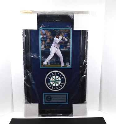 Robinson Cano Signed 8x10 Color Photo Framed Display Mariners Fanatics Auto - Image 1 of 4