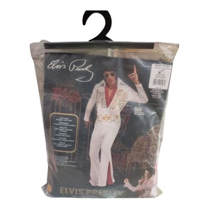 Disfraz de Elvis de lujo para hombre Elvis años 50 vestido elegante rey del rock n roll grande 42-44 - Imagen 1 de 1