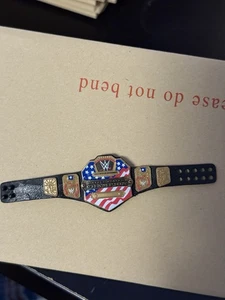 ELITE US UNITED STATES TITLE BELT ACCESSORY WWE WRESTLING FIGURE MATTEL - Picture 1 of 4