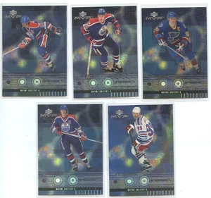 LOTE DE 5 CARTAS WAYNE GRETZKY MAZO SUPERIOR D01-D04 Y D10 '99 EQUIPOS DE HOCKEY DE LA NHL - Imagen 1 de 2