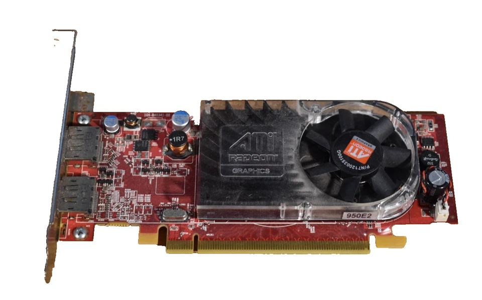 ATI Radeon HD 3470 256MB PCI-E x16 Dual DisplayPort Video Graphics Card W459D - Image 1 of 4