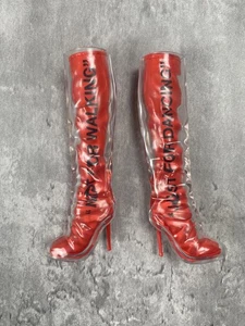 Off-White Monster High Harmonie Ghoul Stiefel und Stiefelüberzieher nur HNV20 - Bild 1 von 5