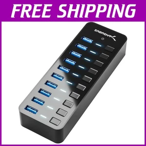 Multi-Device USB Hub with Individual Power Controls - Picture 1 of 10