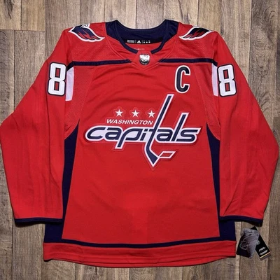 Nueva con etiquetas Camiseta Alexander Ovechkin Washington Capitals Adidas Auténtica Premium 46 S Foto 1 de 4