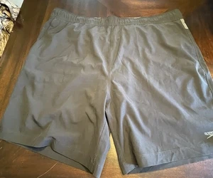 Mens Speedo Swim Trunks Suit XXL Black - Picture 1 of 5