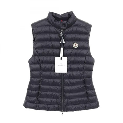 MONCLER IGENS Down vest 1A00091597YF7783 Nylon Navy #3 NEW Women - Image 1 of 4
