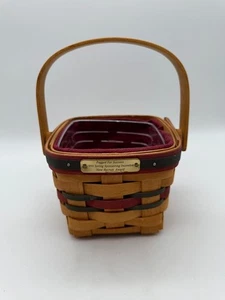 Vtg Longaberger 1996 Spring Sponsoring Incentive New Recruit Award Basket - Picture 1 of 11
