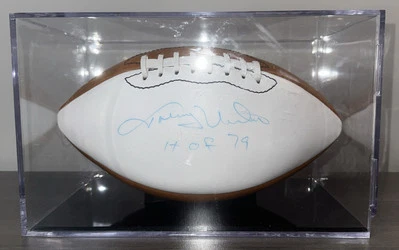 Johnny Unitas Signed Football & Enscibed HOF 79 JSA Authenticated in 2007 - Image 1 of 4
