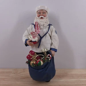 Vintage Clothique St Nick Norman Rockwell Santa Marinero Navidad - Imagen 1 de 10
