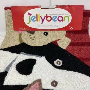 NWT Jellybean 20" x 30" Dog Accent Rug "Picture Perfect" Indoor/Outdoor - Picture 1 of 5
