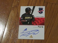 Darren Ford Autographed Hand Signed Card west virginia power Milwaukee Brewers