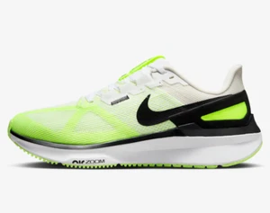 Nike Air Zoom Structure 25 Blanco/Voltios🔥NUEVO EN CAJA Hombres Zapatos para Correr Gimnasio Entrenamiento Cruzado - Imagen 1 de 16