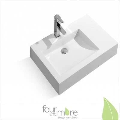 Design Basin / Wash Basin From Cast Stone IN Matte Or Shiny Modell-1340 - Image 1 of 4