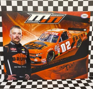 NASCAR 2024 Young's Motorsports Mason Massey BRUNT Workwear Silverado Hero Card - Picture 1 of 3