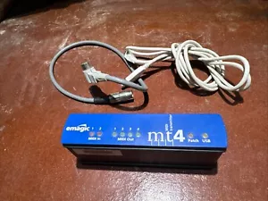 EMAGIC MT4 MUSIC & AUDIO PRODUCTION PORTABLE MIDI INTERFACE UNITOR Free Postage - Picture 1 of 3