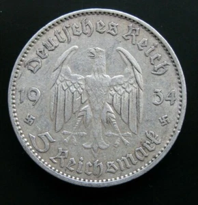 ZALDI2010 - Germany, Germany. 5 Mark Of 1934 E New - - Picture 1 of 2