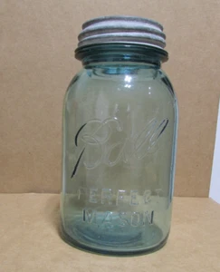 1920’s Ball 1-quart Perfect Mason Canning Jar - Picture 1 of 2