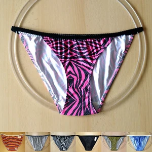 Slip tanga da donna - tinta unita/modello - taglia 42/44 - Foto 1 di 15