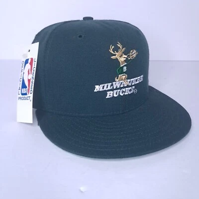 Raro Sombrero Ajustado Modelo Profesional Lana Milwaukee Bucks NBA New Era Años 90 De Colección 6 3/4 EE. UU. Foto 1 de 4