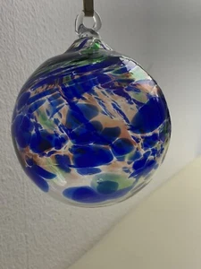 Glaskugel, Fensterkugel, Dekokugel, mundgeblasen, Weihnachtskugeln Gartenkugel - Bild 1 von 9
