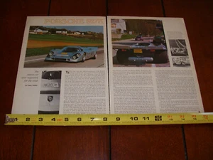 PORSCHE 917 STREET LEGAL ORIGINAL 1975 ARTICLE - Imagen 1 de 12