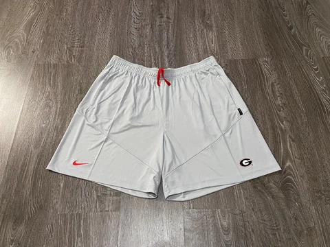 Nike UGA Georgia Bulldogs Football Team Issue On-Field Practice Shorts Mens L Cover