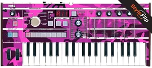 Korg microKorg | mimetico rosa | decalcomania protettiva | pelli StyleFlip - Foto 1 di 1