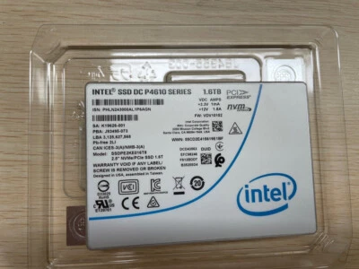 Intel SSDPE2KE016T8 1.6TB INTEL DC P4610 SFF 2.5" TLC NVME U.2 Solid State Drive - Image 1 of 3
